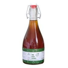  Siro Sấu gừng đường phèn Hanuti - Chai thủy tinh tròn 250ml 