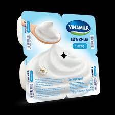  Sữa chua Vinamilk ít đường lốc 4 hộp x 100g 