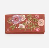  Ví Lụa Thêu Đính Cườm Tơ Vàng 