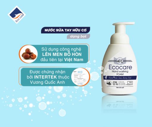  Nước rửa tay hữu cơ diệt khuẩn dạng bọt tinh dầu Quế 