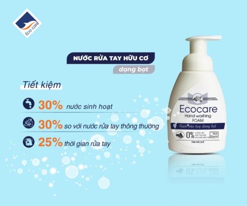  Nước rửa tay hữu cơ diệt khuẩn dạng bọt tinh dầu Quế 