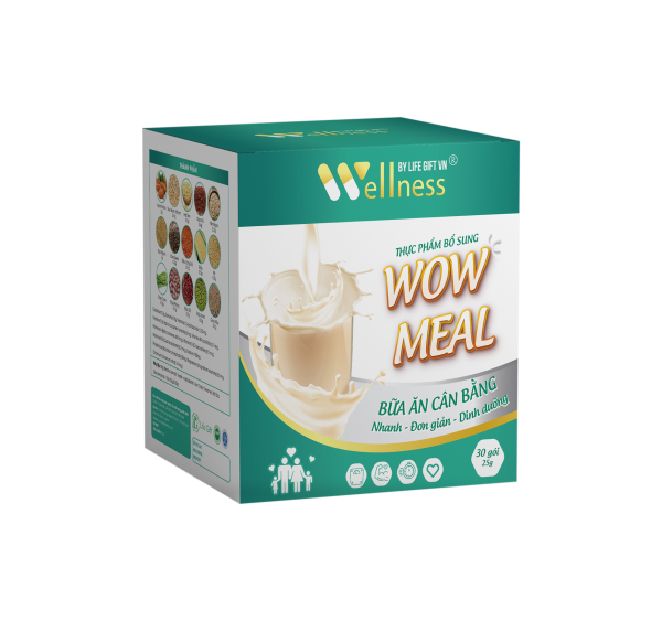  Thực phẩm bổ sung Wow Meal – Dinh dưỡng bữa ăn thay thế hoàn chỉnh 