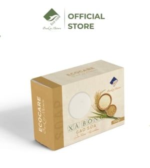  Xà bông sữa gạo Ecocare_100g 