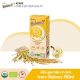  SỮA GẠO HỮU CƠ VANI 4 CARE BALANCE 180ML (3 HỘP/LỐC) 