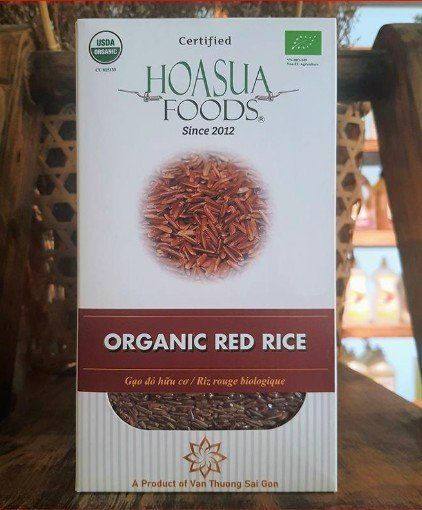 Gạo đỏ hữu cơ Hoa Sữa Food hộp 1kg 