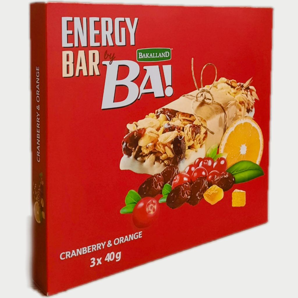  Ngũ cốc Thanh năng lượng BA! Cranberry & Orange 120g ( 3 x 40g) 