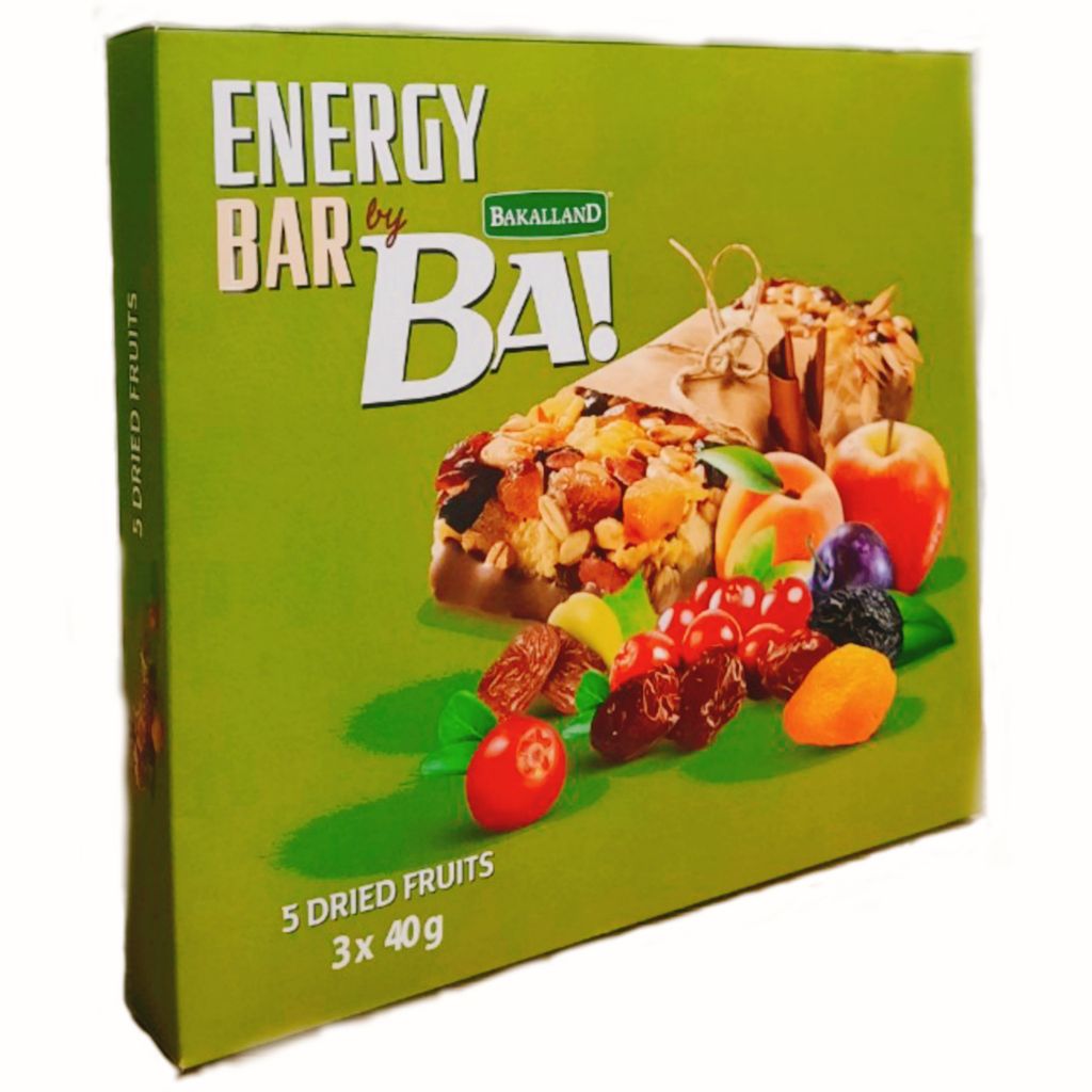  Ngũ cốc Thanh năng lượng BA!  5 Dried Fruits  120g ( 3 x 40g) 