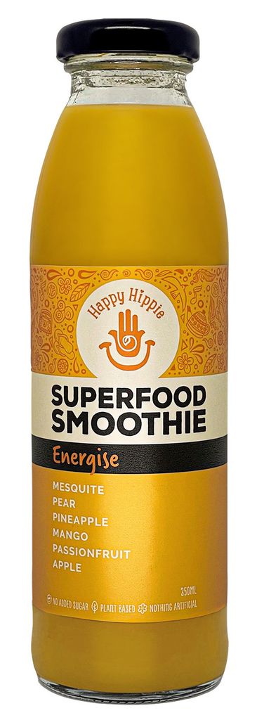 Sinh Tố Siêu Thực Phẩm Happy Hippie Năng Lượng Energise 350ml 