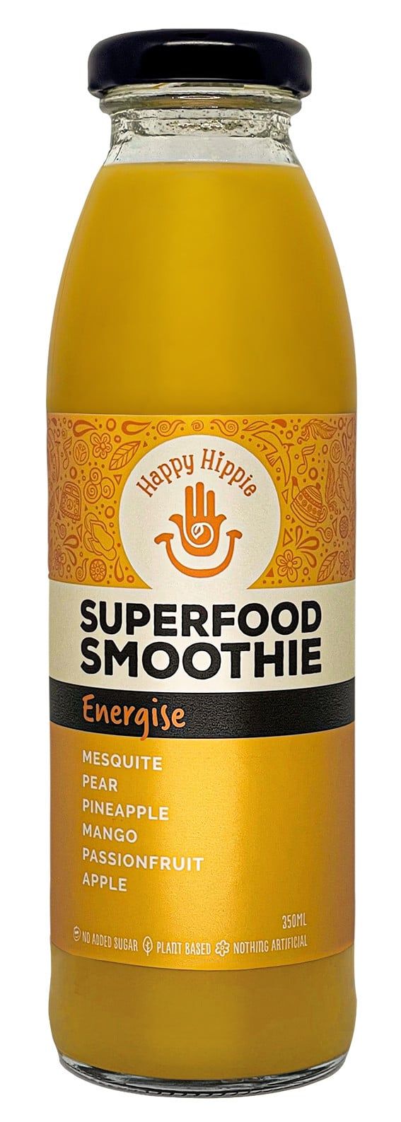  Sinh Tố Siêu Thực Phẩm Happy Hippie Năng Lượng Energise 350ml 