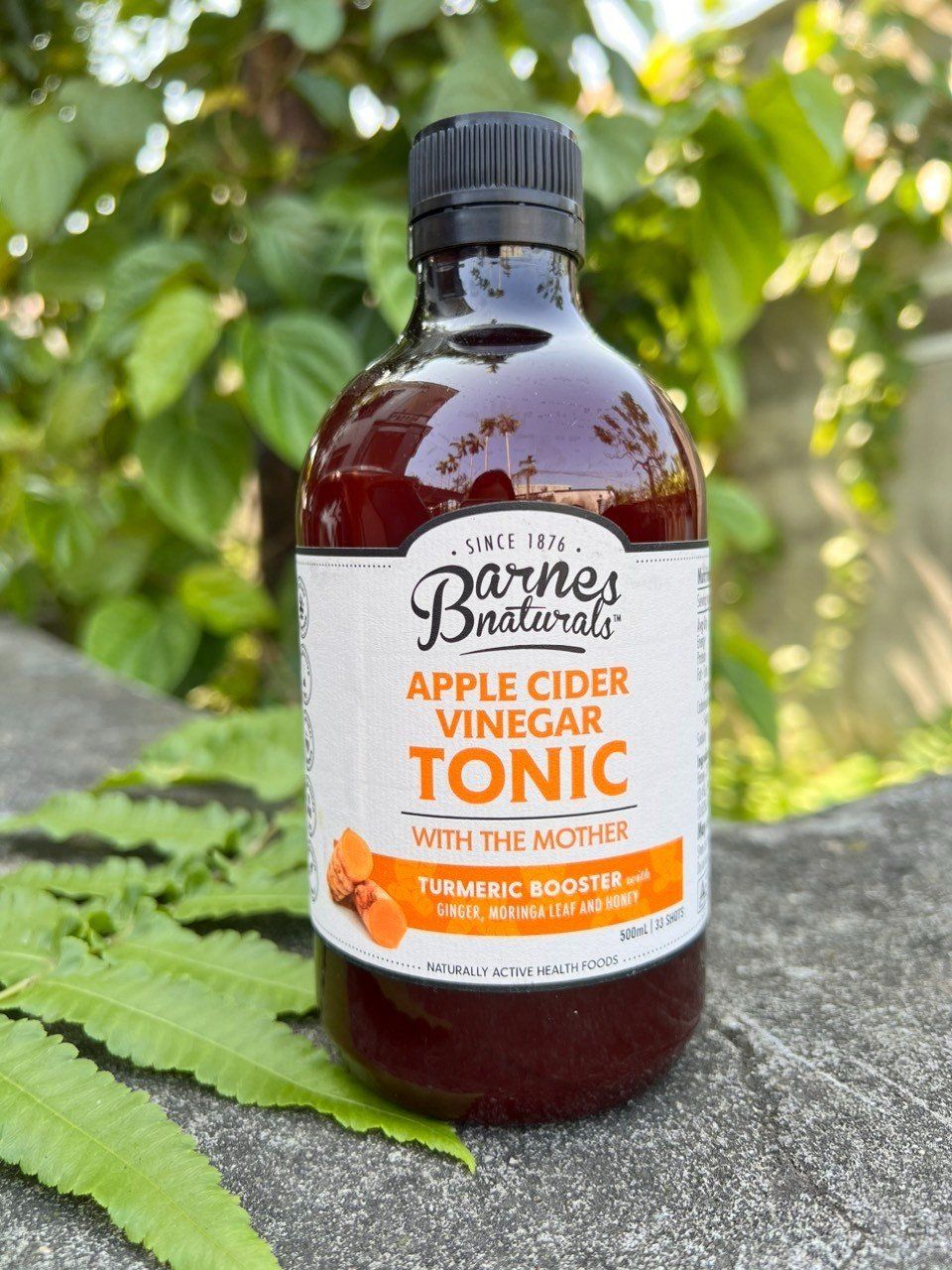  Giấm táo mật ong Tonic Manuka Barnes Naturals chai 500ml 