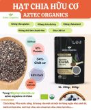  Hạt chia hữu cơ Raw Organic túi 500g (Aztec Organics) 