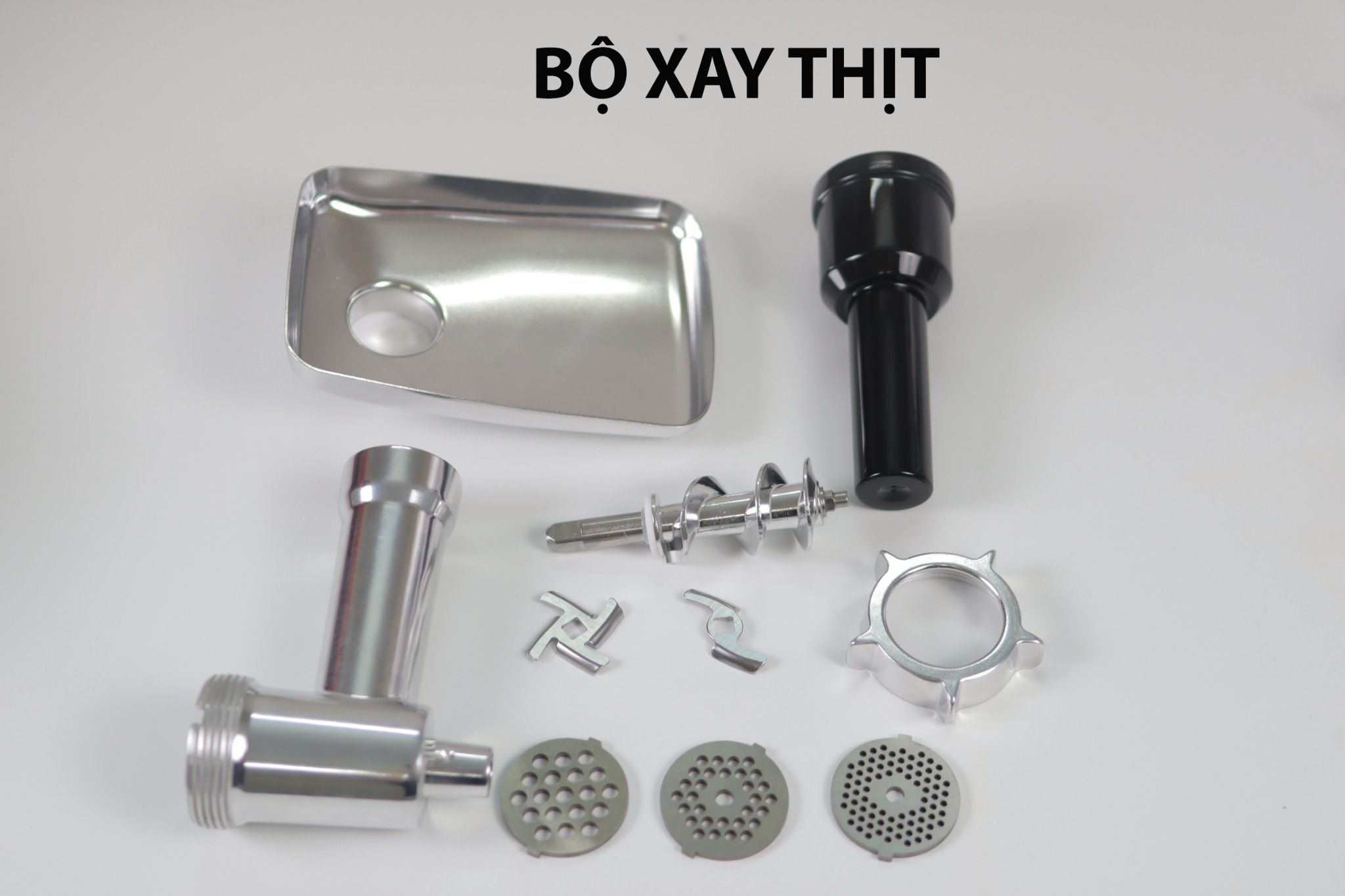  Phụ kiện Cối xay thịt, đùn xúc xích - Máy làm bếp đa năng Midimori MDMR-9819 