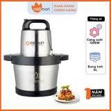  Máy xay giò chả, xay cua đa năng gia đình Midimori 1200W - 6L - Hàng chính hãng 