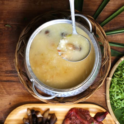  CHÁO BỒ CÂU NẤM MỐI 