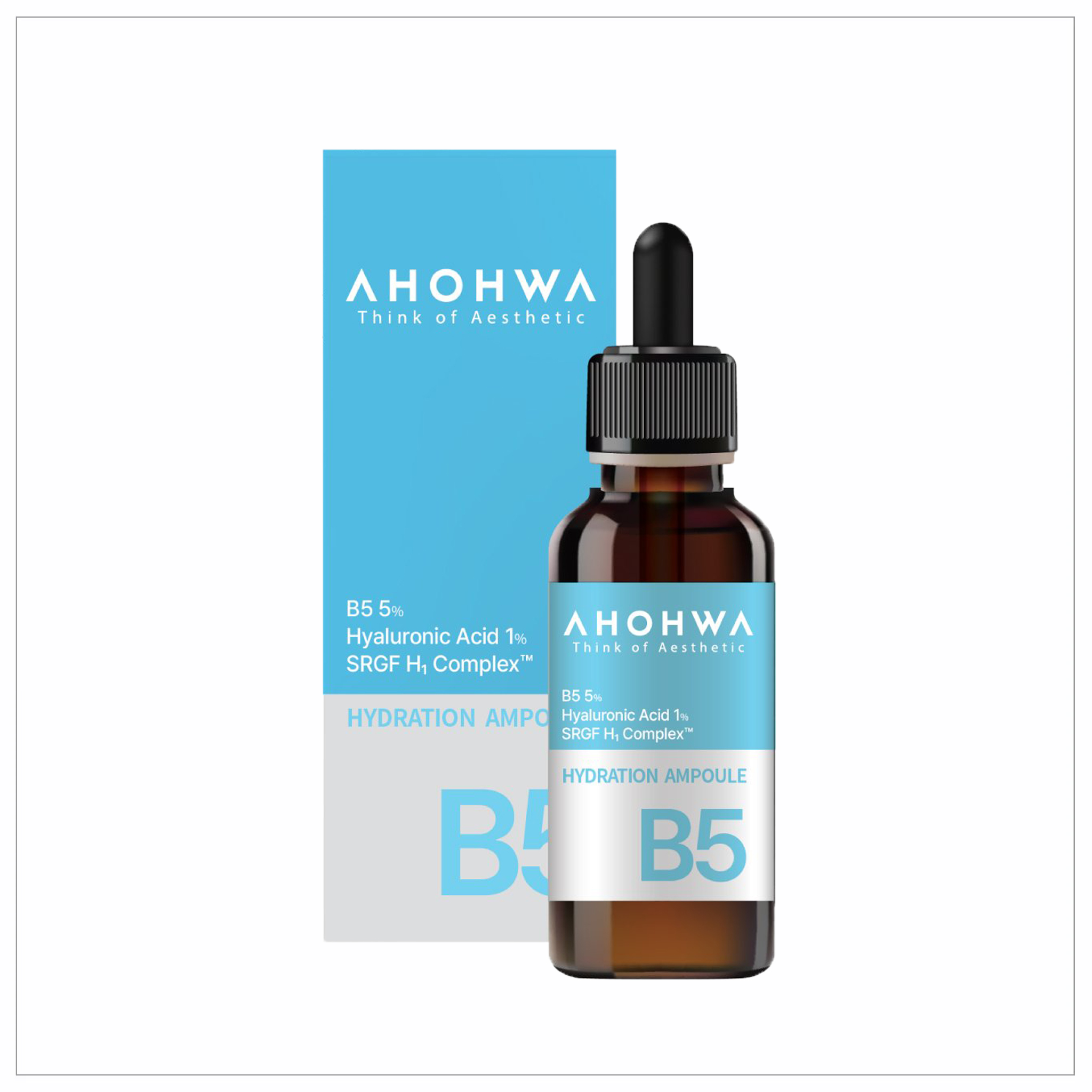 Tinh chất B5 cấp ẩm và phục hồi da Ahohwa Hydration Ampoule B5 (30ml)