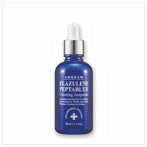  Tinh chất phục hồi, trẻ hóa tế bào sinh học Ahohwa Elazulene Peptablue Calming Ampoule 