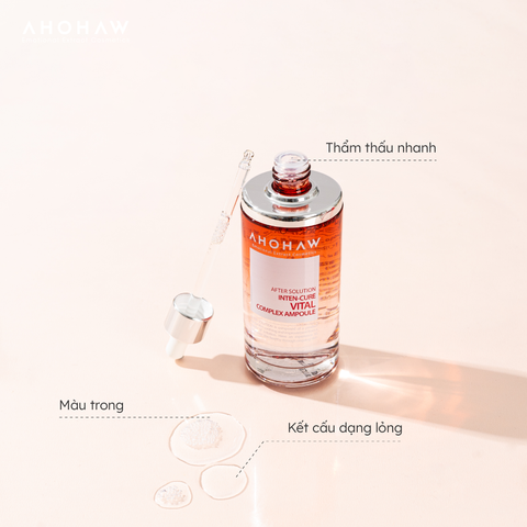  Inten Cure Vital Complex Ampoule - Tinh Chất Dưỡng Trắng, Mờ Thâm, Giảm Sắc Tố Sạm Màu  - 150ml 