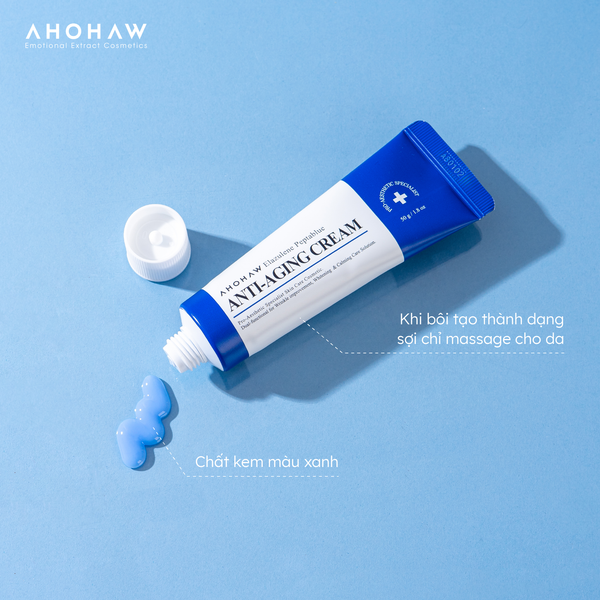  Elazulene Peptablue Anti- Aging Cream - Kem Dưỡng Phục Hồi, Trẻ Hoá Tế Bào Sinh Học - 50gr 
