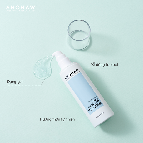  Hybird Water Fluide Gel Cleanser - Sữa Rửa Mặt Dạng Gel Dành Cho Mọi Loại Da - 140ml/1000ml 