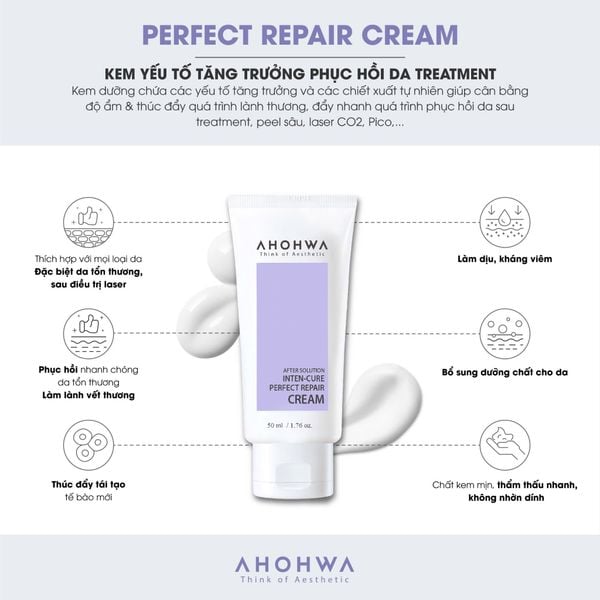  Perfect Repair Cream - Kem Yếu Tố Tăng Trưởng Phục Hồi Da - 50ml/500ml 