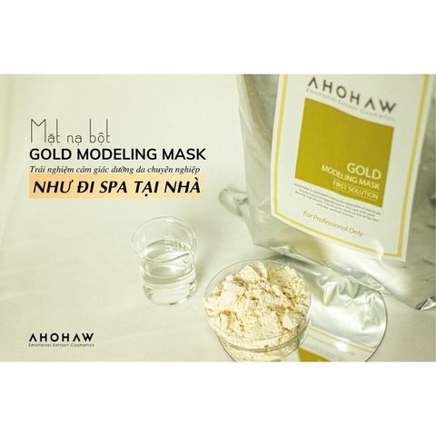  Mặt nạ bột dẻo tinh chất vàng Gold Modeling Mask (Túi 1kg) 