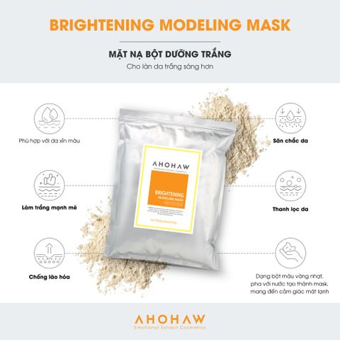  Mặt nạ bột dẻo dưỡng trắng Brightening Modeling Mask (Túi 1kg) 