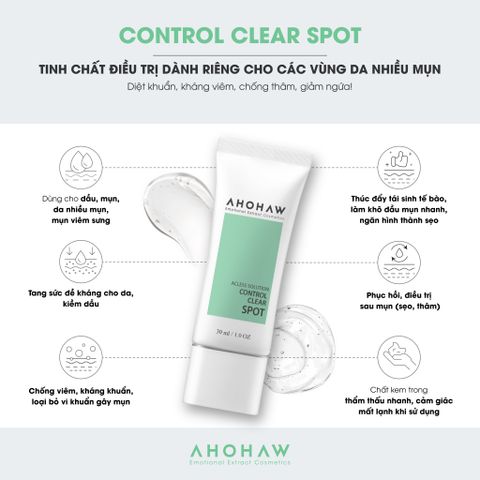  Kem dưỡng cân bằng ẩm - giảm mụn trứng cá Control Clear Cream 