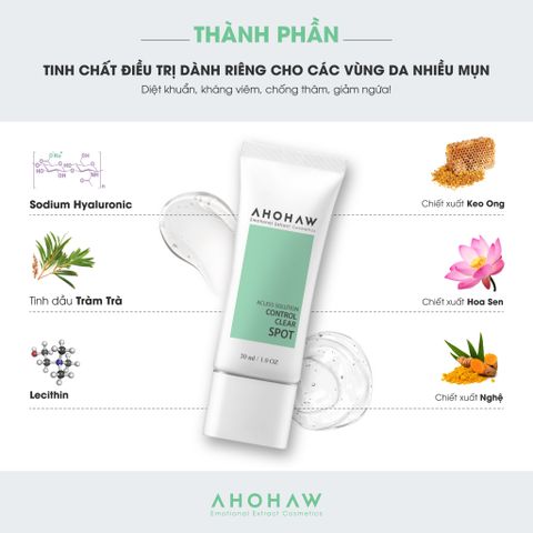  Control Clear Cream - Kem Dưỡng Ẩm, Giảm Mụn Trứng Cá - 50ml/500ml 