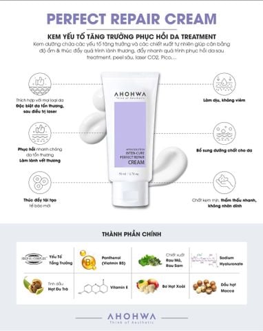  Perfect Repair Cream - Kem Yếu Tố Tăng Trưởng Phục Hồi Da - 50ml/500ml 