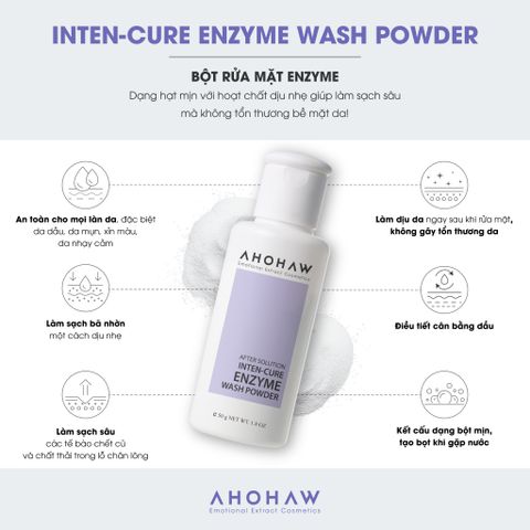 Inten Cure Enzyme Wash Powder - Bột Tẩy Da Chết Sinh Học Enzyme - 50gr 