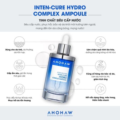  Inten Cure Hydro Complex Ampoule - Tinh Chất Cấp Ẩm Chuyên Sâu - 50ml/150ml 