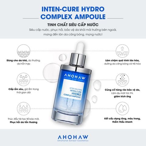  Tinh chất cấp ẩm - phục hồi cho làn da khô Inten Cure Hydro Complex Ampoule 