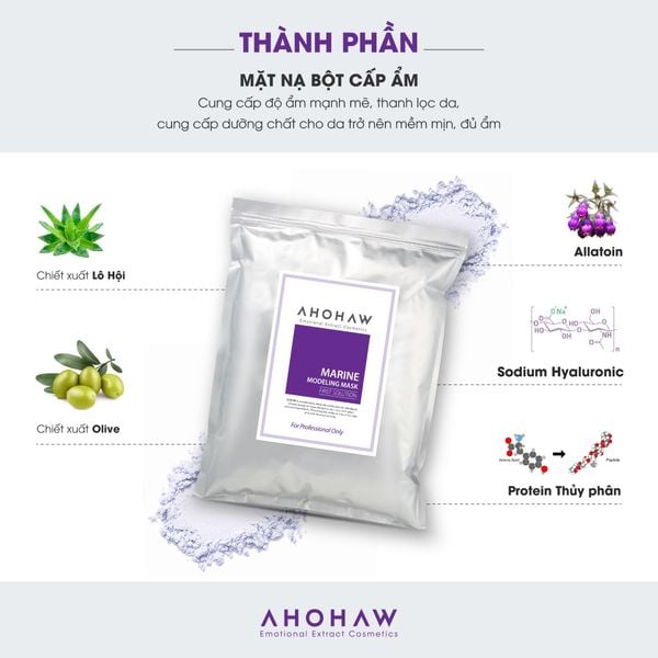  Marine Modeling Mask - Mặt Nạ Bột Dẻo Cấp Ẩm - 1000gr 