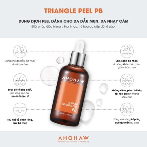  Peel dành cho da dầu mụn Ahohwa Triangle Peel PB 