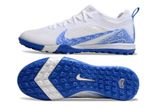  Giày Bóng Đá Cỏ Nhân Tạo Mercurial Vapor 16 Pro Bo Thun V3 Trắng Đế Xanh Bích TF 