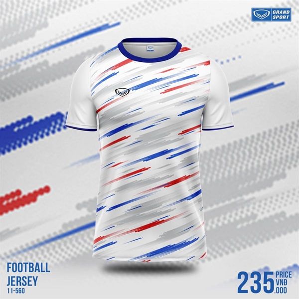  Áo Bóng Đá Grand Sport Football Jersey 11-560 Trắng 