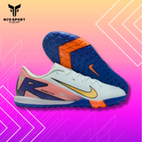  Giày Bóng Đá Cỏ Nhân Tạo Mercurial Vapor 16 Academy MDS009 Xám/Xanh/Hồng TF 