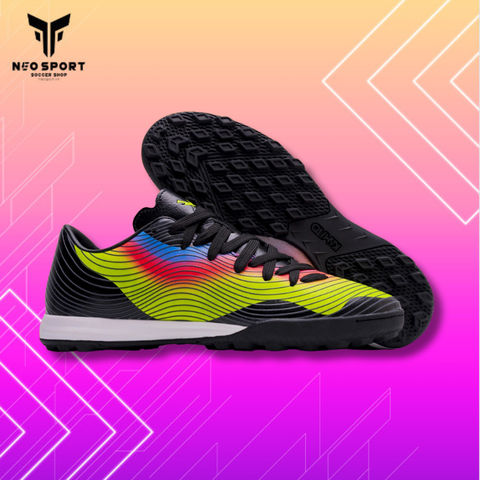  Giày Bóng Đá Chính Hãng KAMITO ASSASSIN Đen Xanh Chuối TF 