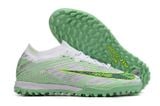  Giày Bóng Đá Cỏ Nhân Tạo Mercurial Air Zoom Vapor 15 Elite Bo Thun Bạc/Xanh Lá TF 