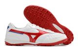  Giày Bóng Đá Cỏ Nhân Tạo Mizuno Morelia Sala Trắng/Logo Đỏ TF 