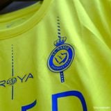  Bộ Quần Áo Bóng Đá Thái Lan - Al-Nassr Vàng Sân Nhà 23/24 bản PLAYER 