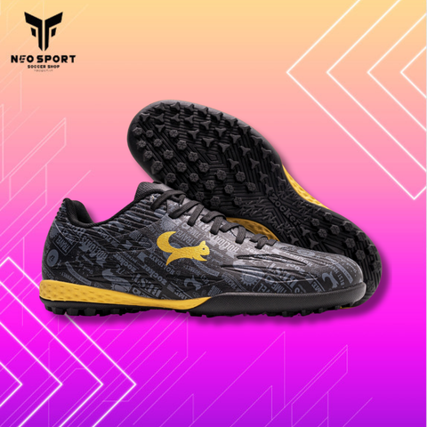  Giày Bóng Đá Chính Hãng Zocker Winner Energy Đen/Đồng TF 