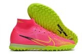  Giày Bóng Đá Cỏ Nhân Tạo Mercurial Air Zoom Superfly 9 Elite Cổ Cao Hồng Đế Chuối TF 