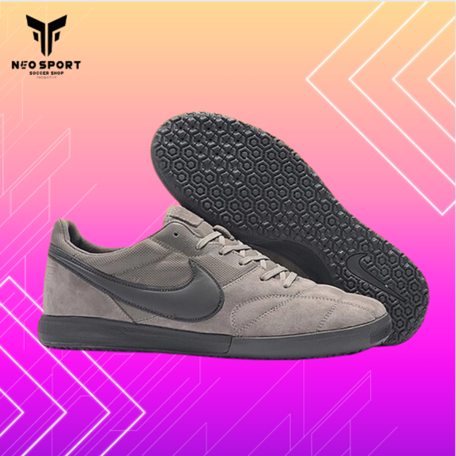 Giày Bóng Đá Futsal Tiempo Sala Xám Tro IC – NEO SPORT