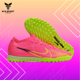  Giày Bóng Đá Cỏ Nhân Tạo Mercurial Air Zoom Vapor 15 Elite Bo Thun Hồng Đế Chuối TF 