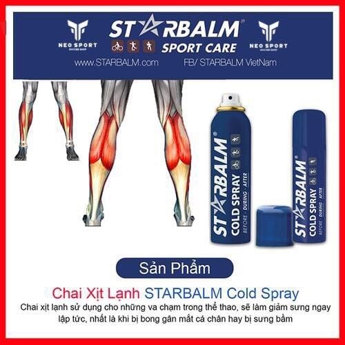  Chai xịt lạnh chấn thương STARBALM 150ml 