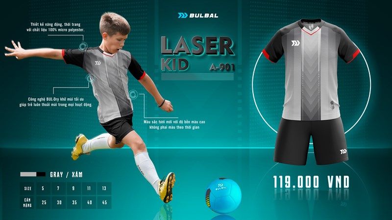  Bulbal Kid Laser Xám 