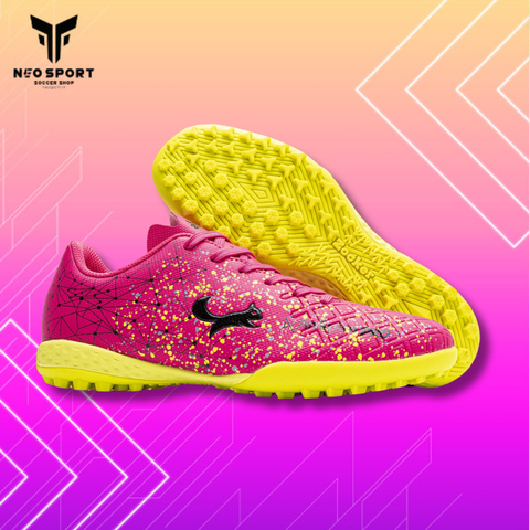  Giày Bóng Đá Chính Hãng Zocker Inspire Pro Hồng Chuối TF 