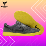  Giày Bóng Đá Futsal Tiempo Sala Xám Đen Đế Vàng IC 