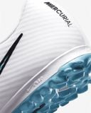  (CHÍNH HÃNG) GIÀY BÓNG ĐÁ NIKE AIR ZOOM MERCURIAL VAPOR 15 ACADEMY Trắng Đế Xanh Da TF 